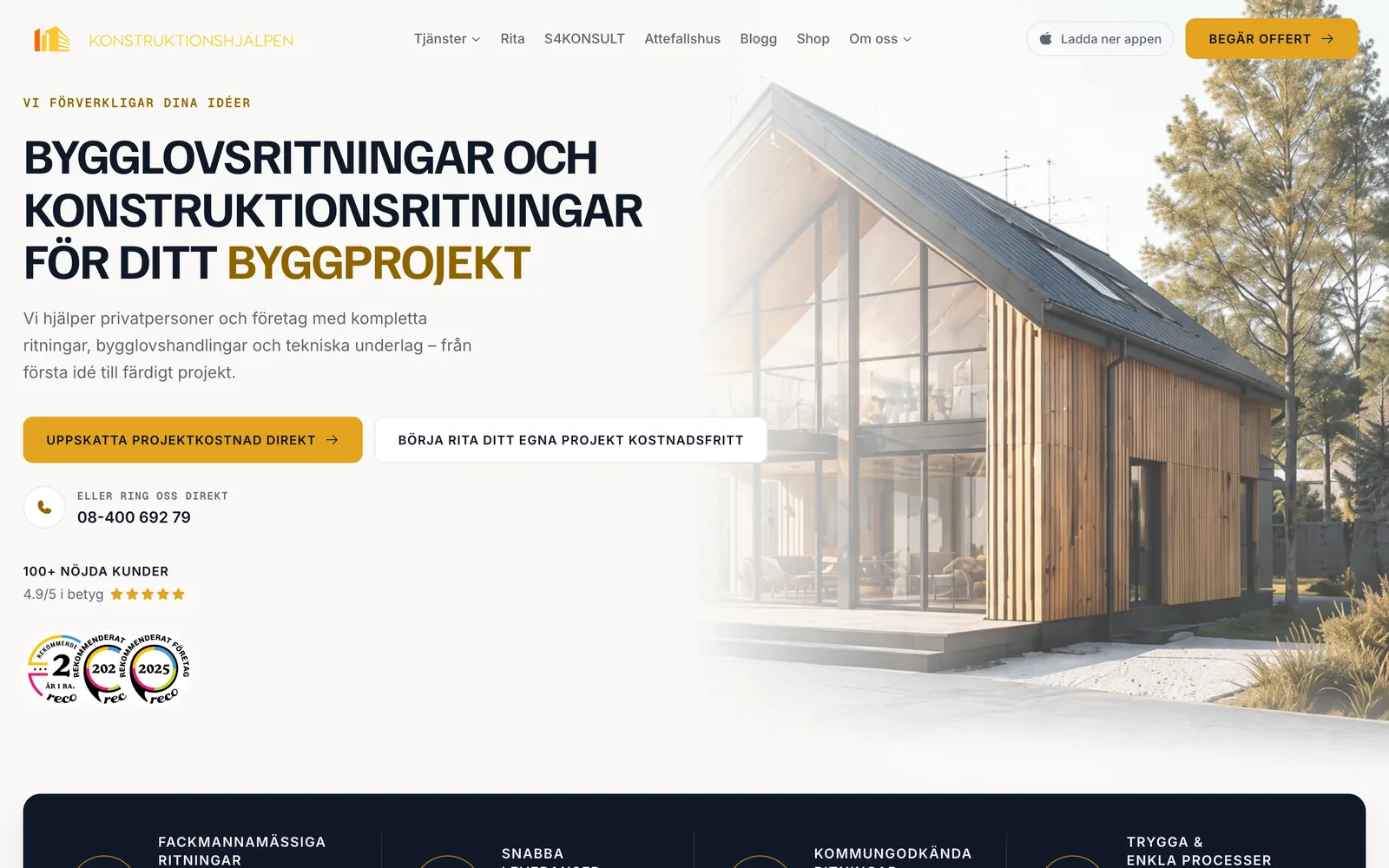 Konstruktionshjälpen — Construction Tech · Platform + SaaS